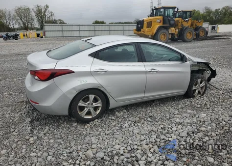 2016 Hyundai Elantra Se из США, поврежденный, VIN 5NPDH4AE6GH740452